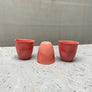 Solid Colors - Colored porcelain - 1 cups - Sober red