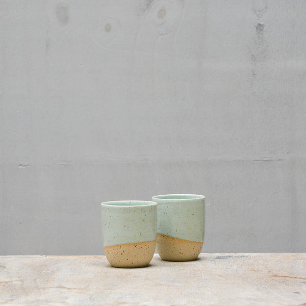 pastel groene kopjes