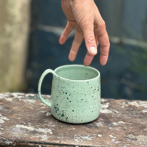 pastel groene mok