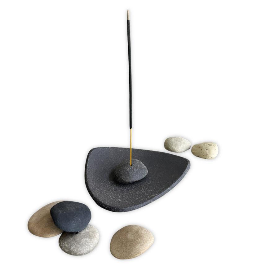 Incense holder - ZenStones - Basic - Manganese Ore