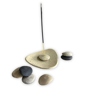 Incense holder - ZenStones - Basic - Yellow Stone