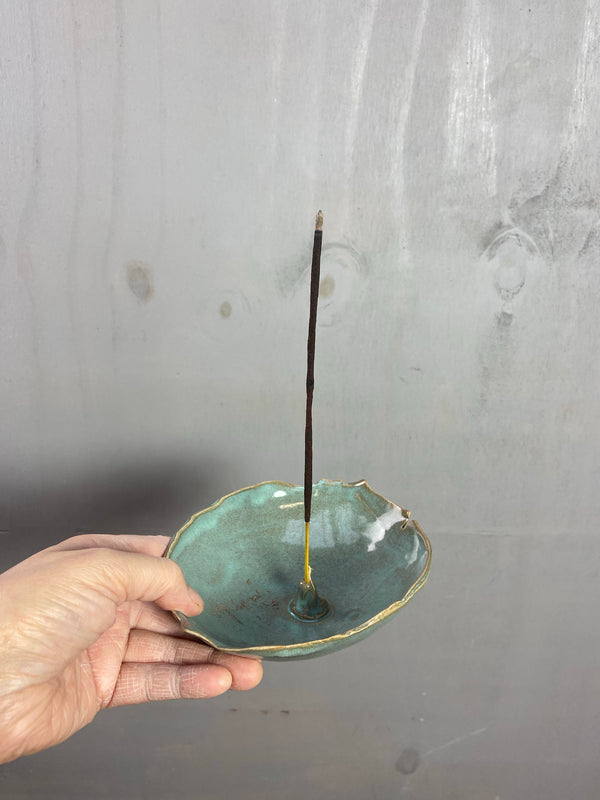 Organic shaped incense holder - Mystic Waters
