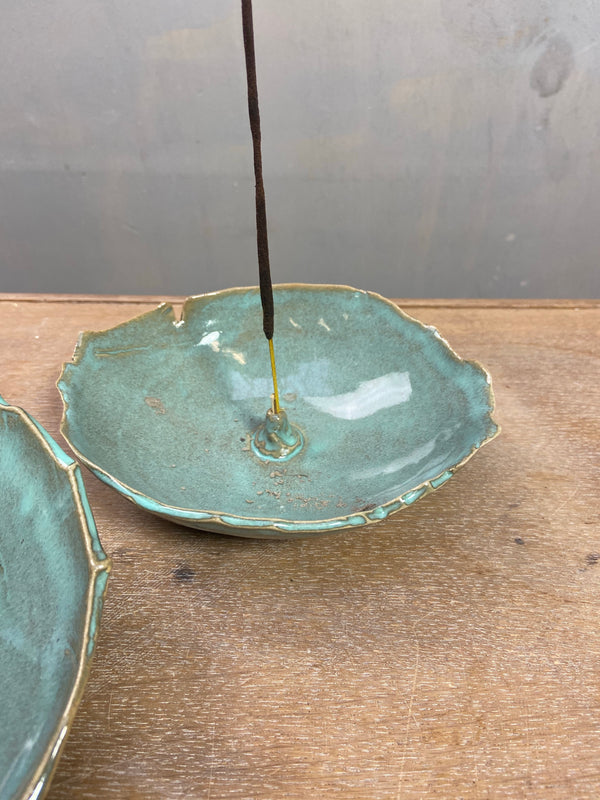 Organic shaped incense holder - Mystic Waters