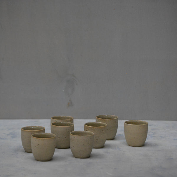 Recycled N&S - Ristretto cup no handle - Solid Color with some specks