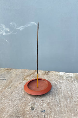 round ufo incense holder stoneware