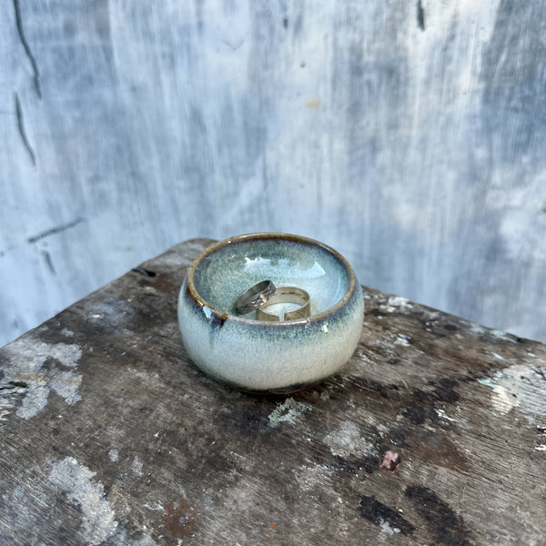 Ceramic jewelry dish - Lunar Voids - Hollow Ceramics in Lunar glaze glaze - Nr.!