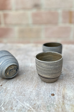 marbled clay cup