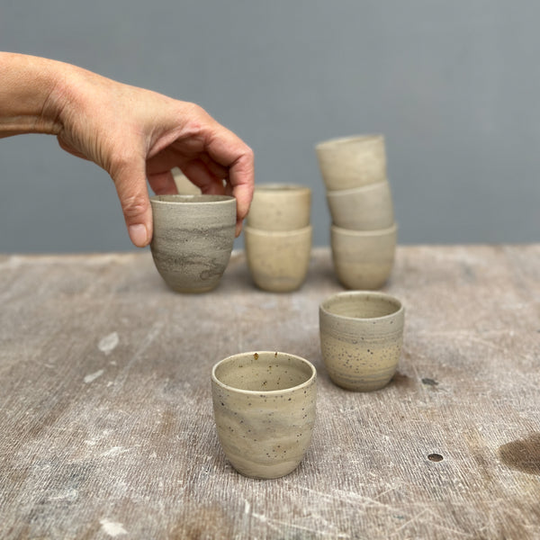 epresso cups marble clay