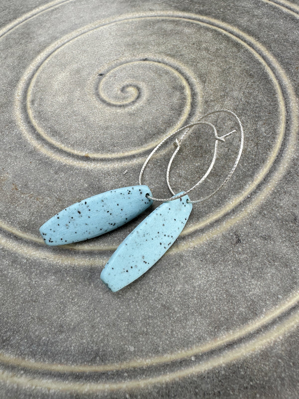 modern light bleu earrings