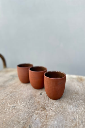 red clay cups