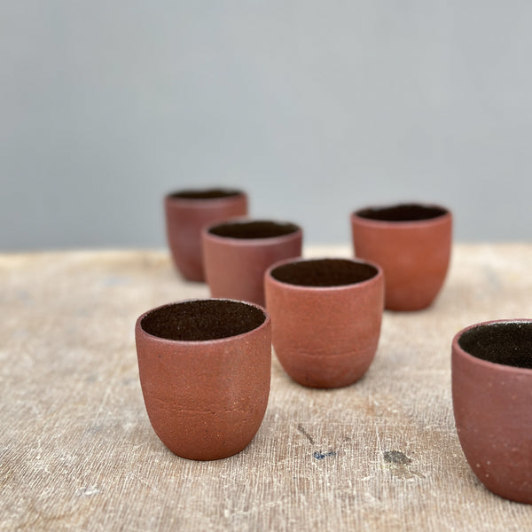 red stoneware clay