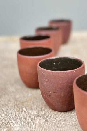 terra cotta espresso cups