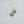 Zeeuwse knot in leafgreen and white - gloss - 18k plated 2cm hoops