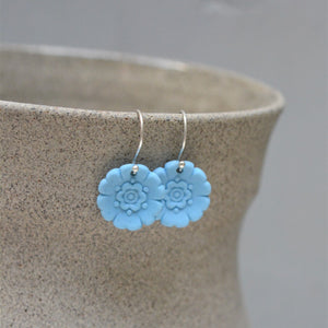 Fleur Du Joly earrings - Turquoise matt- small earwire
